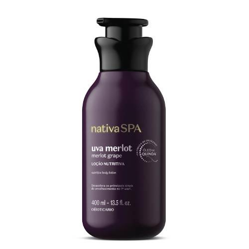 Loção Hidratante Corporal Nativa Spa Uva Merlot 400ml