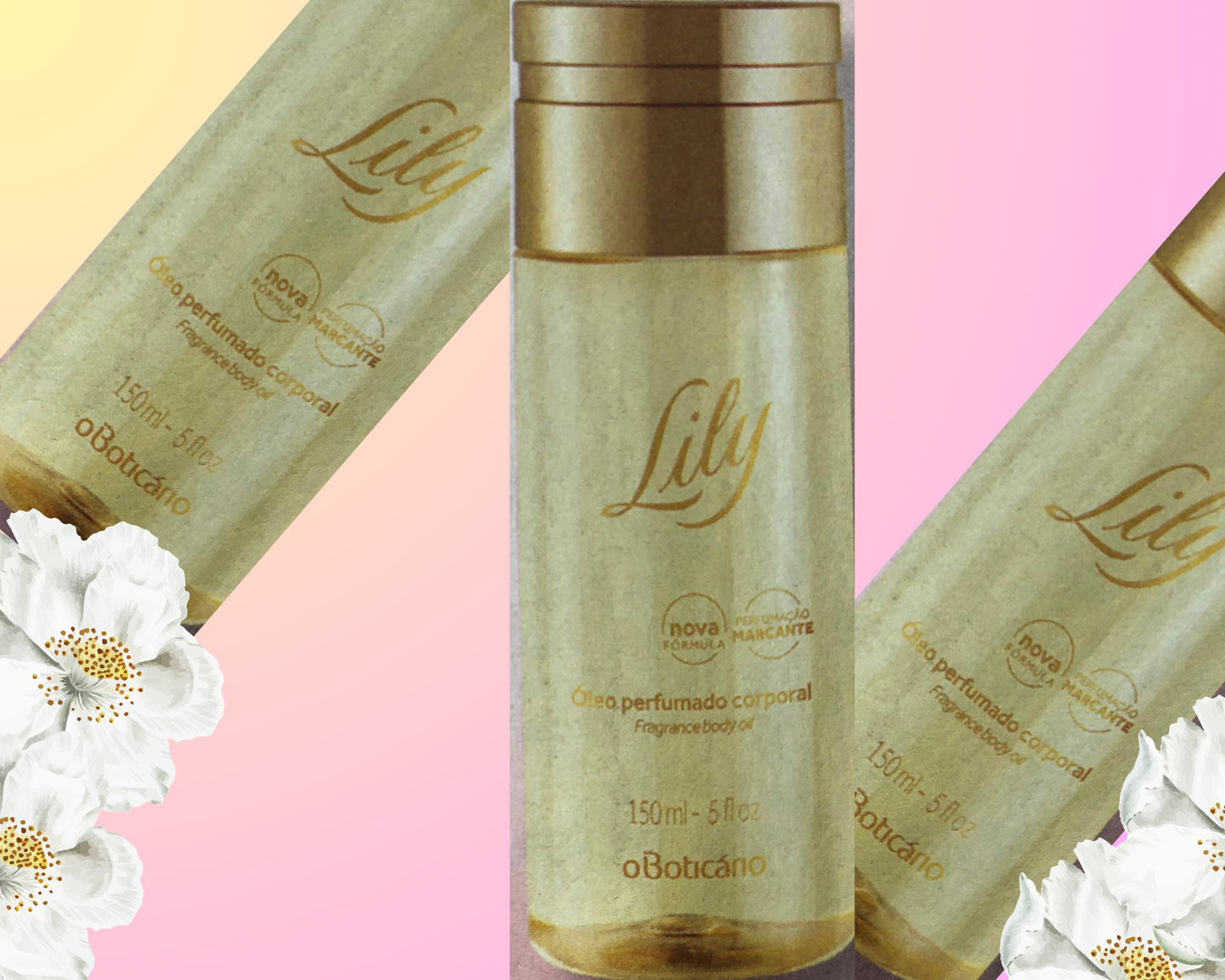 Óleo perfumado Corporal - Lily - Nova fórmula