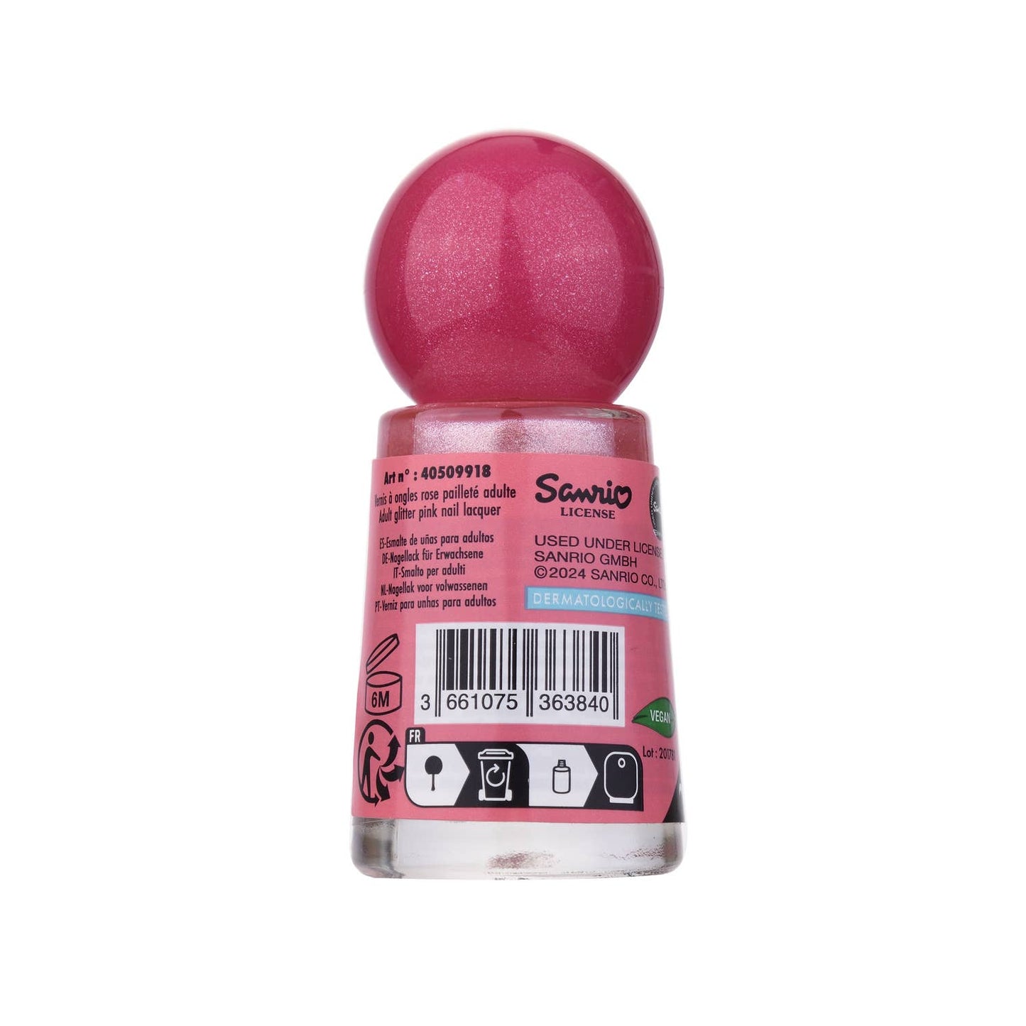 Hello Kitty verniz de unhas rosa 9 ml