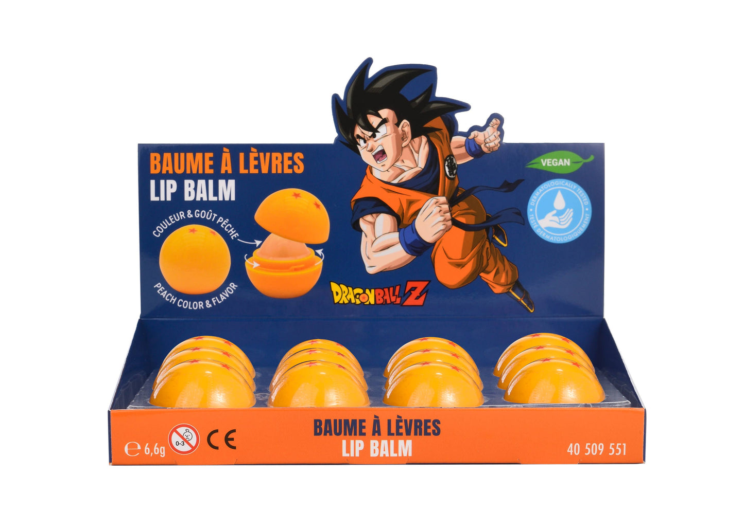 Dragon Ball Z Bálsamo Labial - Pêssego