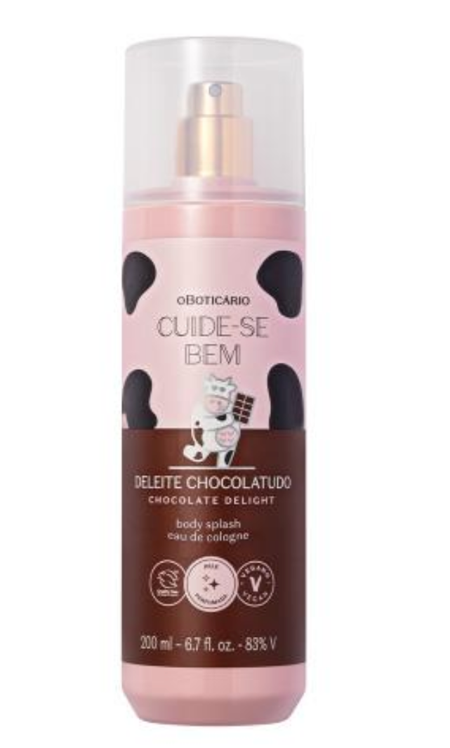 Body Splash Chocolatudo Cuide-se Bem