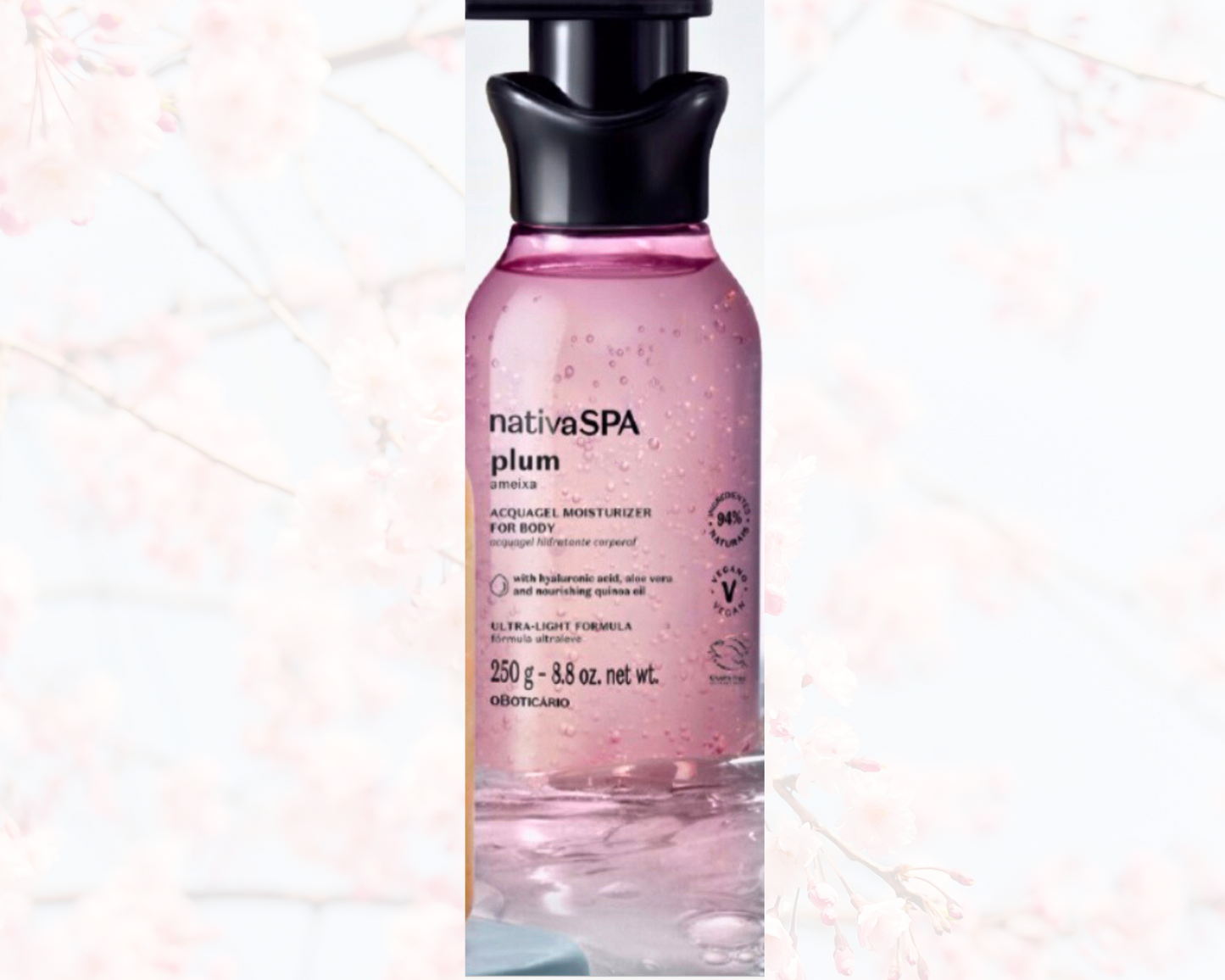 Acquagel hidratante corporal - Nativa Spa - Plum Ameixa