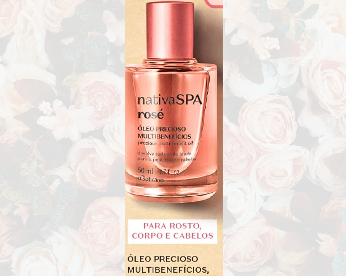 Óleo precioso multibenefícios - Nativa Spa - Rosé