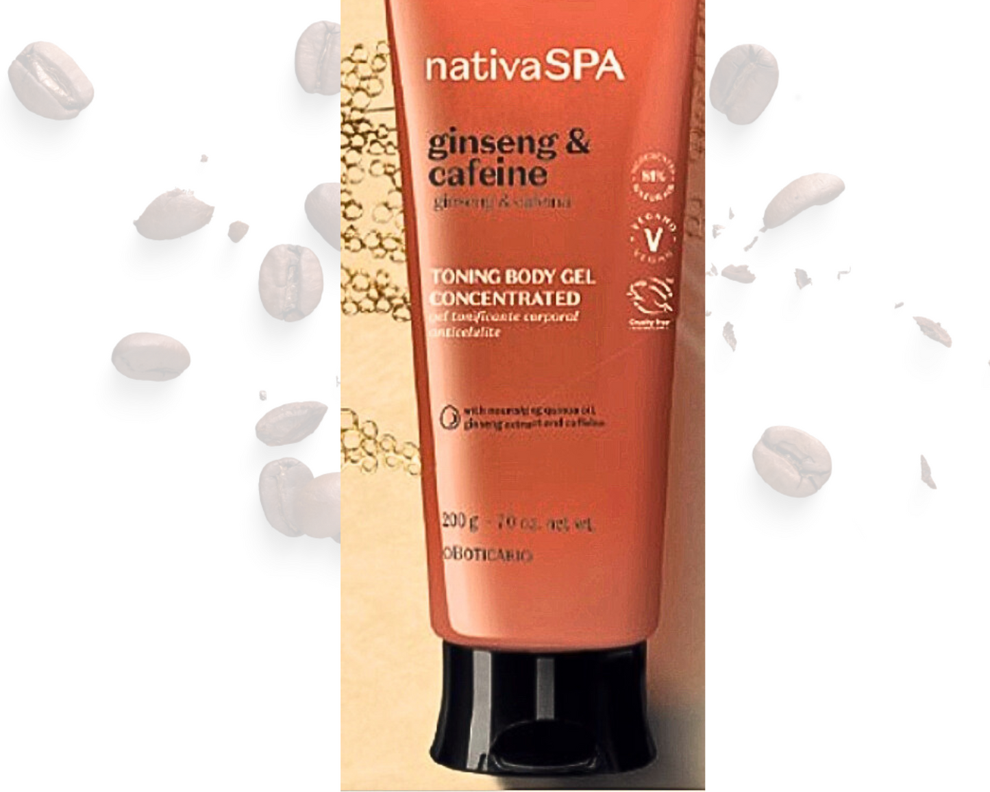 Anti-cellulitis Toning Body Gel - Ginseng & Cafeïne - Nativa Spa