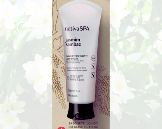 Sabonete liquido Esfoliante - Nativa Spa - Jasmin Sambac